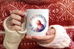 Watercollor Image Featuring Cat Sublimation PNG Product Image 3