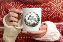 Merry Christmas Type Treatment Sublimation PNG Product Image 1