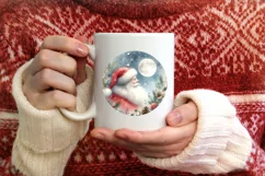 Watercolor Santa Christmass PNG Product Image 4