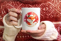 Round Christmas Ornament Sublimation|Clipart Product Image 4
