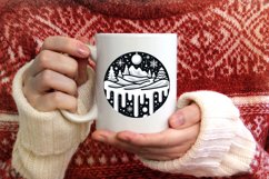 Season of Joy Winter Scene Sublimation PNG Product Image 1