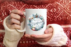 Frosty Fun Christmas Ornament Sublimation PNG Product Image 4