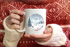 Christmas Scene Baby It's Cold Outside Sublimation PNG Product Image 1