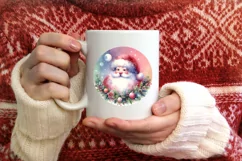 Santa Digital Painting Sublimation PNG Product Image 4