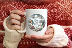 Christmas Scene Baby It's Cold Outside Sublimation PNG Product Image 4