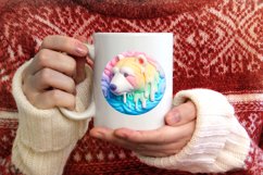 3D Polar Bear Sublimation PNG Product Image 3