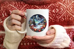 Christmas Scene Baby it's Cold Outside Sublimation PNG Product Image 4