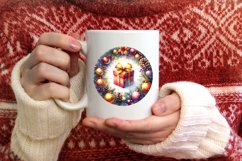 Gift Christmas Round Ornament Product Image 4