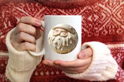 Santa Christmas Ornament Sublimation PNG Product Image 1