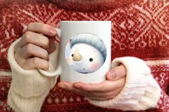 Round Christmas Ornament Sublimation|Clipart Product Image 3