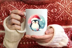 Round Christmas Ornament Sublimation|Clipart Product Image 3