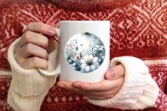 Winter Flowers Round Ball Product Image 3