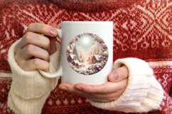 Detailed Christmas Scene Candy Image PNG Product Image 3
