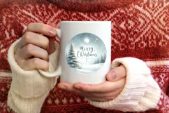 Winter Scene Merry Christmas PNG Product Image 4