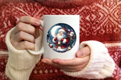 Santa Watercolor PNG Product Image 4
