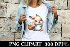 Easter Bunny Clipart |T-shirt, Mug PNG Product Image 3
