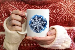 Christmas Round Cute Ornament Sublimation Product Image 3