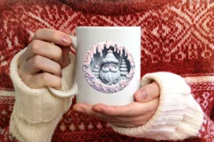 Christmas Round Ornament Sublimation Product Image 3