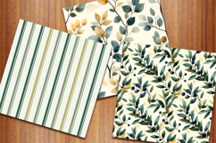 Botanical Greenery Seamless Patterns, Eucalyptus Backgrounds Product Image 3