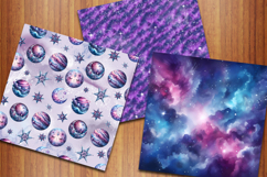 Galaxy Cosmic Mystical Digital Papers, Celestial Backgrounds Product Image 3