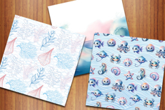 Sea Animals Digital Papers, Ocean Backgrounds, Under The Sea Product Image 3