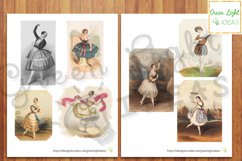 Vintage Dancers Junk Journal Ephemera, Printable Music Sheet Product Image 3