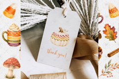 Cozy Fall Pumpkin Spice Clipart Product Image 3