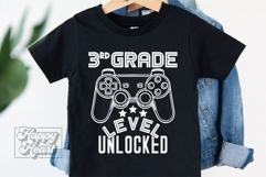 3rd Grade Unlocked Level Up SVG - Back To School Gamer PNG Product Image 1