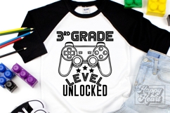 3rd Grade Unlocked Level Up SVG - Back To School Gamer PNG Product Image 2