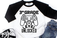3rd Grade Unlocked Level Up SVG - Back To School Gamer PNG Product Image 4