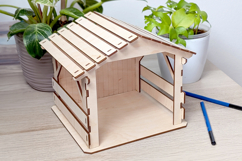 Nativity barn #3 - laser cutting file, Christmas scene Product Image 6