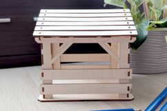 Nativity barn #3 - laser cutting file, Christmas scene Product Image 7