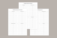 Budget Planning Pages Set V-01 Product Image 3