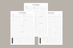 Marketing Planning Pages Set V-09 Product Image 3
