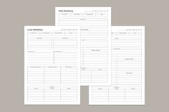 Marketing Planning Pages Set V-18 Product Image 3