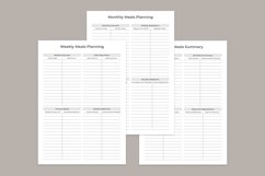 Meal Planning Pages Set V-11 Product Image 3