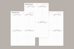 Meal Planning Pages Set V-20 Product Image 3