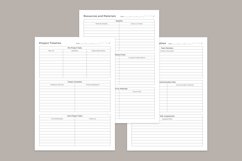 Project Planning Pages Set V-01 Product Image 3