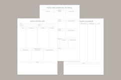 Self Care Planning Pages Set V-02 Product Image 3