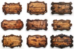 Vintage Wooden Signboard 10_Set V-1 Product Image 3
