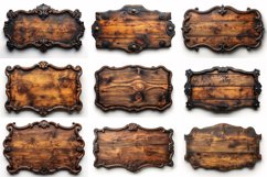 Vintage Wooden Signboard 10_Set V-2 Product Image 3