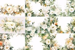 Watercolor Floral Border illustration 10 Set-6 Product Image 3