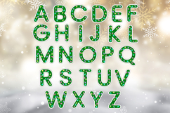 Christmas light alphabet A-Z svg, 3d layered decoration Product Image 2