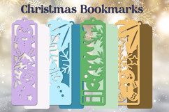 Christmas bookmarks svg, Gift tags layered, Laser cut Product Image 2