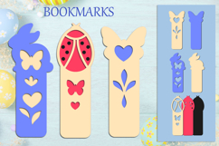 Easter gnome laser cut, Bookmarks, Cross, Bunny Egg svg Product Image 2