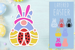 Easter gnome laser cut, Bookmarks, Cross, Bunny Egg svg Product Image 4
