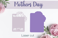 Mother’s Day photo frame, Layered Mom card laser cut Product Image 2