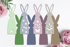 Easter bunny bookmarks, Layered paper craft kids Easter Product Image 2