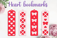 Heart bookmarks svg, Layered gift tags, Valentine's Day Product Image 1