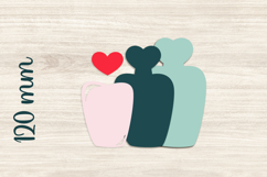 Valentine's Day gift card, Love potion 3d papercut, Bookmark Product Image 4